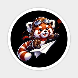 The Pilot Red Panda Magnet